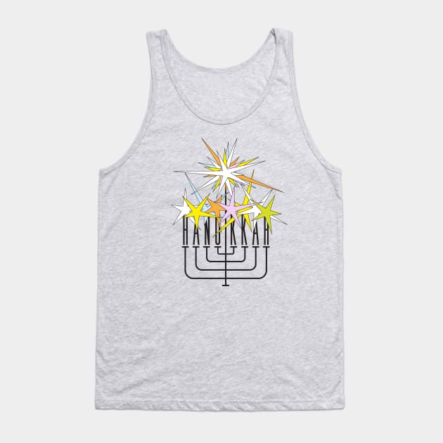 Hanukkah Lights Tank Top by Sanford Studio